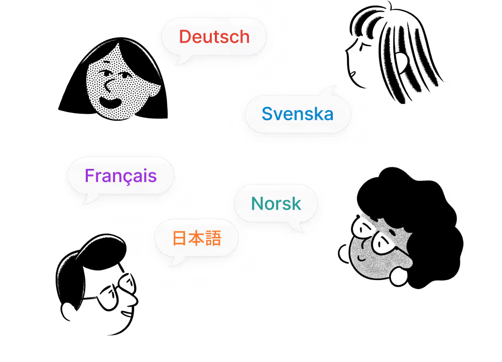 Language Support Graphic