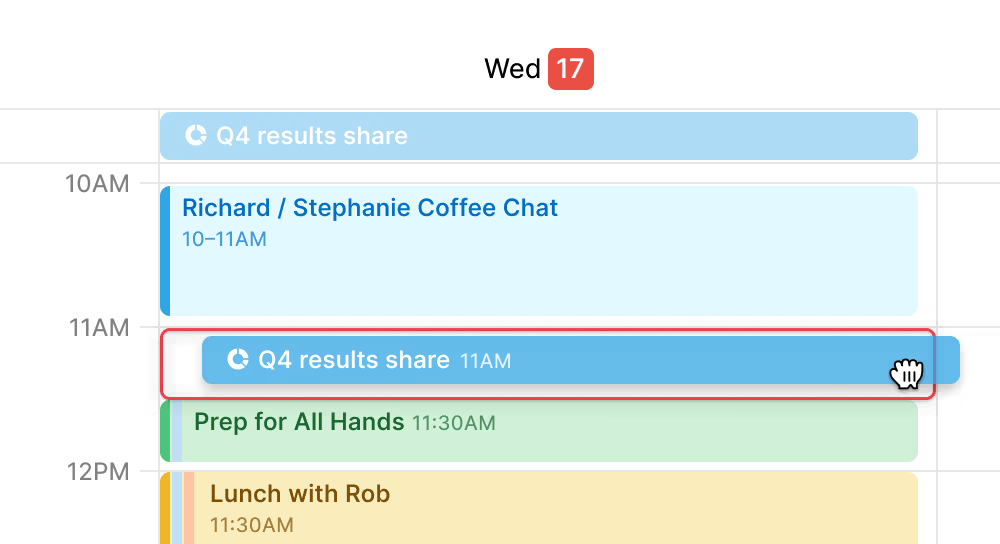 Update Project Timeline Preview